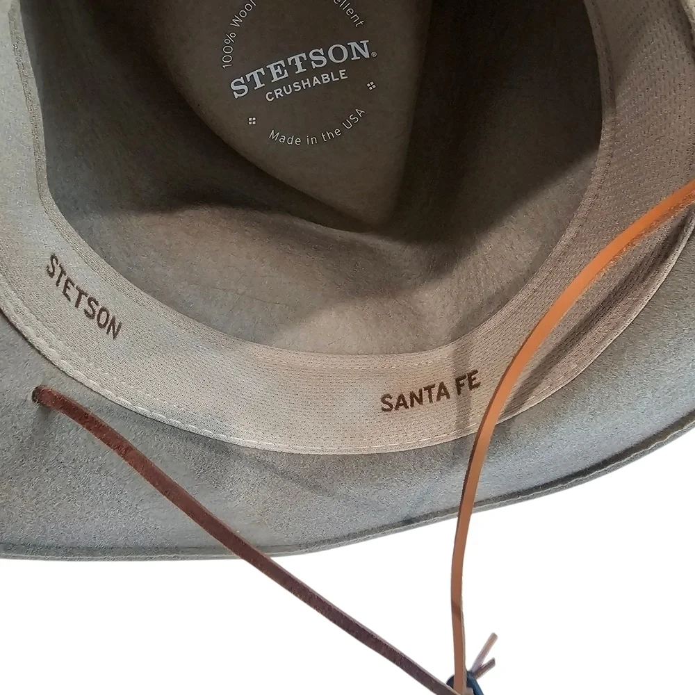 Stetson Tan Wool Hat with Brown Band